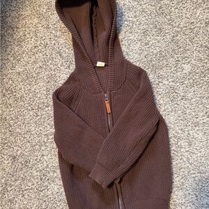 NWOT Goumi Chocolate Knit Sweater